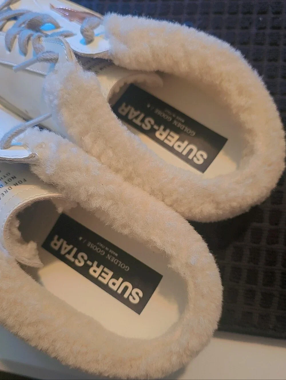 Golden GooseSuperstar Sabot Leather Shearling Sneakers - Picture 5 of 7
